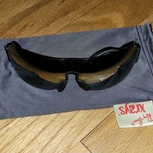 Vintage RAY-BAN XRAYS Rimless Shooting Sport W/ Original Sunglass Bag